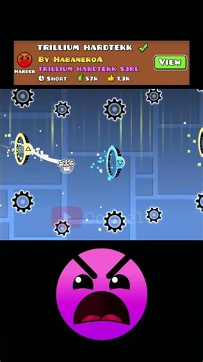 TRILLIUM HARDTEKK is pure pain #geometrydash #gd