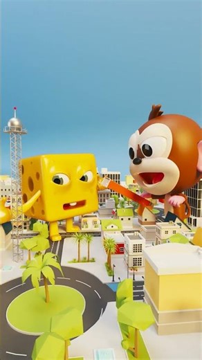 Cheesyzilla Attacks King Kong! 🏙️🧀🦖