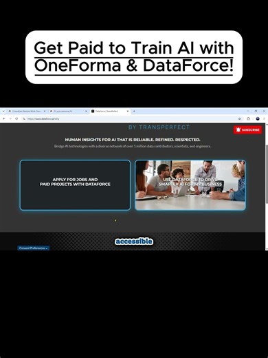 Get Paid to Train AI with OneForma & DataForce!