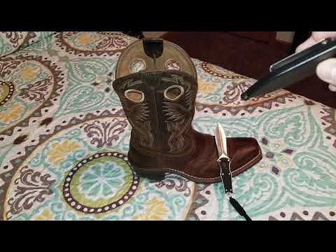 Boot Knife With Cowboy Boots