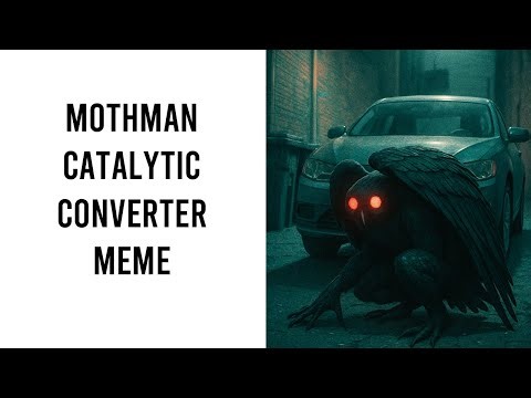 Mothman Stole My Catalytic Converter Meme