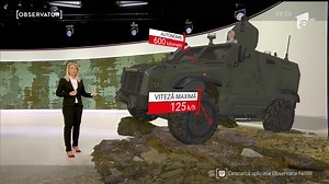 Cum arată Vehiculul de Luptă Autonom Hidramat (VLAH), primul blindat uşor produs în România | Observator