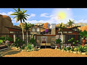 The Sims 4 - MID-CENTURY MODERN - #SIMSWITHDISABILITY - | Speed Build