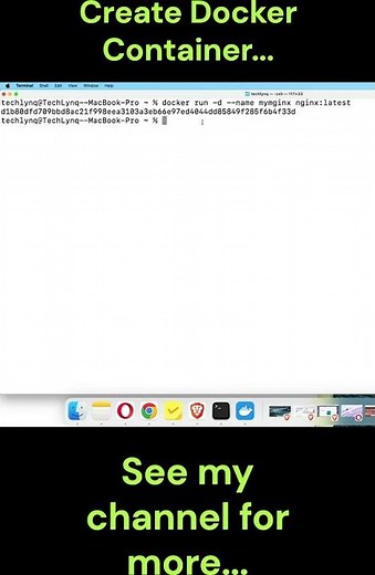 Docker Container Mastery Made Easy #shorts