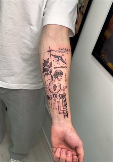 Patchwork Sleeve Tattoo Ideas You’ll Love
