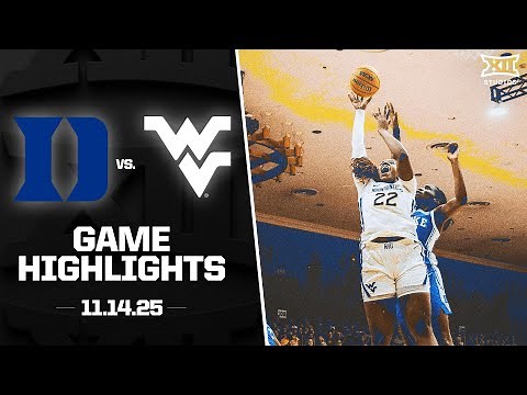 #15 Duke vs. West Virginia Game Highlights | 2025-26 Big 12 Women's Basketball