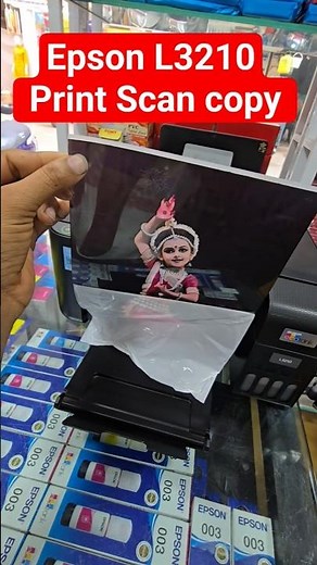 Epson L3210 Print Scan Copy All-in One Color printer #photoprintcheck #steakerpaperprint