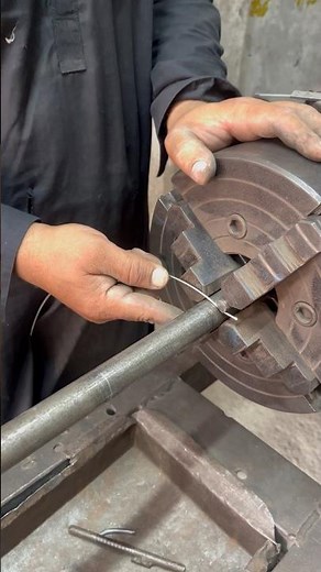 Steel spring making by hand #shortvideo