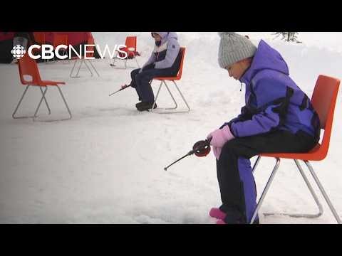 Northern Sask. Cree immersion school takes lessons out on the ice