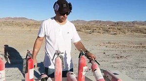50 CAL VS FIRE EXTINGUISHER - SERBU 50 BMG.. | Mechanics in Tecno World