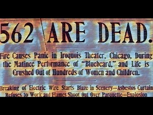 Chicago: The Iroquois Theatre Fire. I tell the story and visit some of the victim's graves.