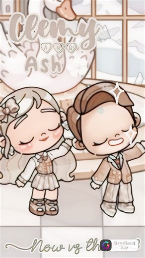Clemy and ash then vs now💕#emotional #aesthetic #avatarworld #siblings #cute #idkwhattoputhere