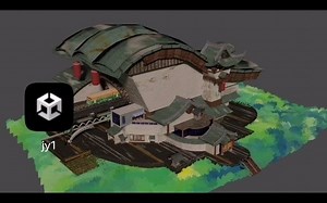 unity AR 作业演示，Blender建模