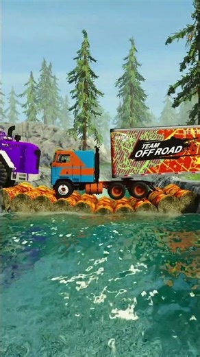 Epic Truck Fails & Bridge Crossings! 🚛💨 #Shorts