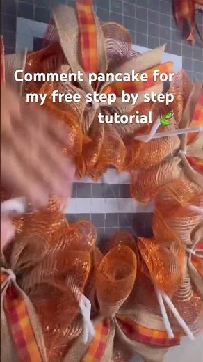 Fall Wreaths/ Fall Wreath Making Ideas/ Deco Mesh Wreath for Fall/ Fall Wreath/ Fall Decorations
