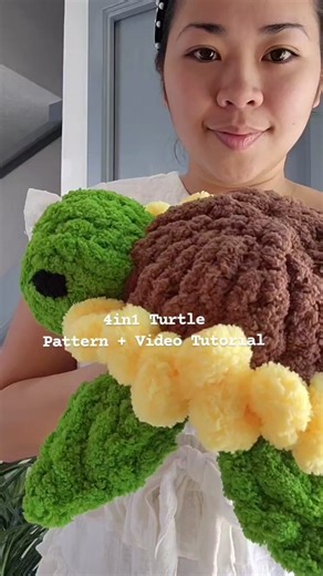 4in1 Turtle Plushie Pattern with Video Tutorial is now available! Link is in my bio. Read the description of the listing for more details about the pattern. 🩵🩷 . . . . #seaturtle #turtleplushtoy #turtleamugurumi #turtlecrochet #chunkyknitturtle #turtleplushie #turtleplushtoy #amigurumi #crochet #knit #handknit #fingerknit #chunkyknit #plushie #tutorial