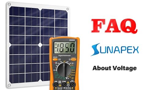 Evaluation: Working Voltage of Solar Panels