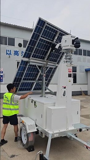 YST-6000SM Solar Surveillance Tower | Smart Solar-Powered Security
