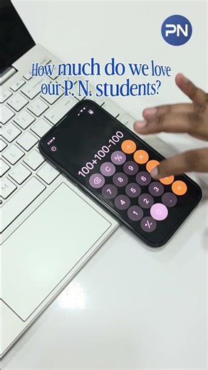 Our love for P.N. students? Undefined❤️ (Because it’s limitless!) ♾️#pninstitute #admissionsopen2026
