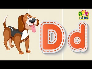 Learning Alphabet for kids | (D) Letter Sound الحروف الإنجليزية للاطفال | نطق و كتابة حرف