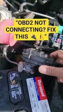 “OBD2 Port Not Connecting Acura TL FIX 🔧⚡”