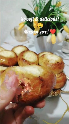 🔥 Viral Soft Bread Recipe 🍞 Tvorogli Bulochka in 5 Minutes!