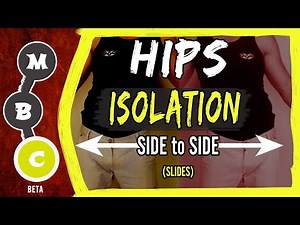 💃 Hips Body Isolation Full Tutorial ★Side-to-Side Hip Slides★ Beginners ★ #MBCisolation