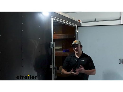 Easily Install Your Blazer Rectangle LED Floodlight - Enclosed Trailer
