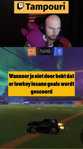 Kijk deze momenten van de stream dat ik het niet door heb dat de mannen van Belgie lowkey hele mooie doelpunten maken @flamorll @jweytsrl #Rocketleague #rocketleaguemoments #GC2 # Rocketleaguepro #funnymoments