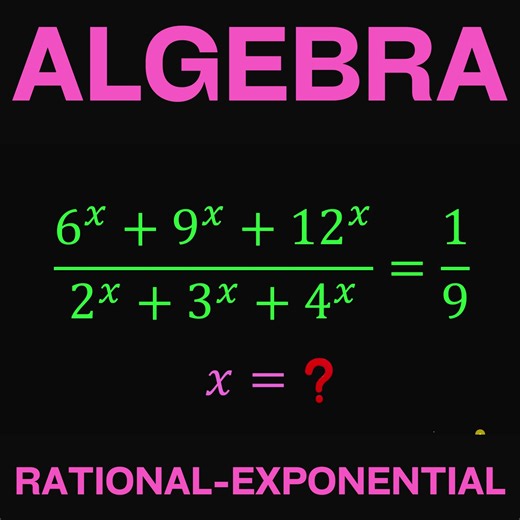 Solving Rational-Exponential Equation | Give it a try? | Asisten and German Academy