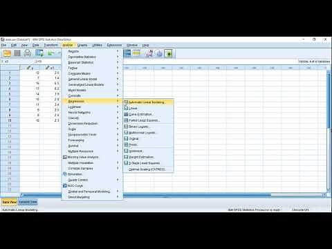 Durbin-Watson test of Auto-correlation in SPSS || Abhik's vlog