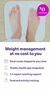 404K views · 25 reactions | Ready for a healthier you?⭐Discover sustainable weight management with customized plans, food and activity tracking and a smart scale shipped right to you. | Livongo by Teladoc Health | Facebook