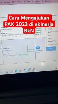 How to Submit the 2023 PAK in eKinerja BKN #ekinerja
