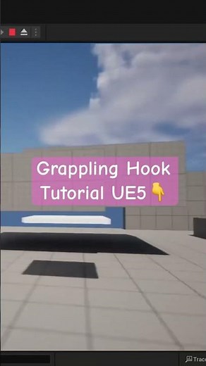 UE5 Grappling Hook Tutorial First Person #3dgamedevelopment #unrealengine5