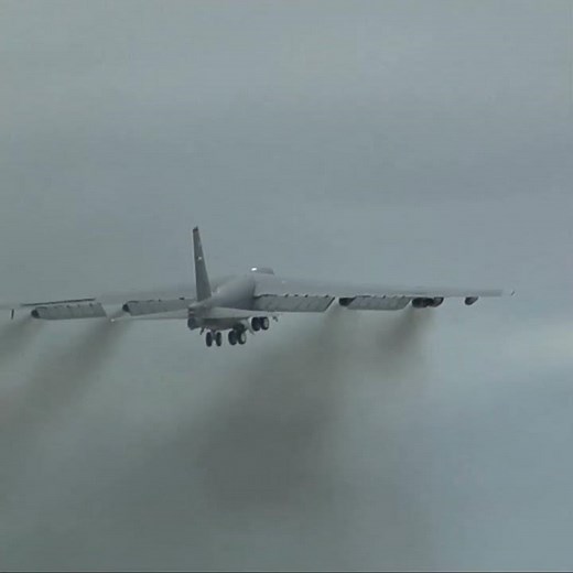 B-52 Bomber Takeoff Raw Power #b52 #airforce #military