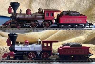 HO Scale Bachmann 4-4-0 Jupiter Steam Locomotive - Weathered | eBay