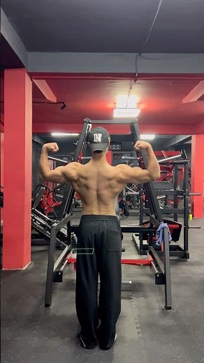 How to do a back double bicep pose.