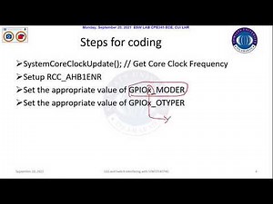Interfacing of LED and Switch with STM32F407VG Part 1 [Steps for coding]
