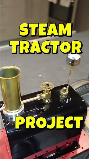 STEAM tractor project #stirlingkit #enginediy steam model