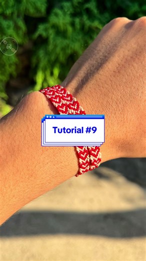 Aprende a crear pulseras de macramé: Tutorial #9