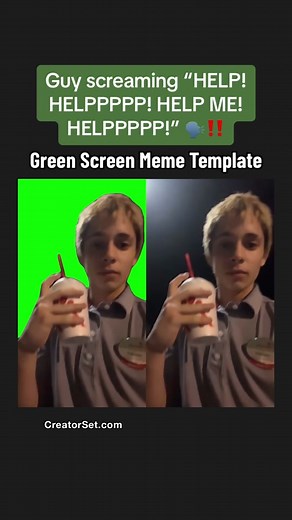 Guy screaming “HELP! HELP ME! HELPPPPP!” Green Screen Meme Template - Cropped Green Screen of @hayden. yelling “back with another milkshake- HELP! HELPPPPP! HELP ME! HELPPPPP!” in an empty parking lot #helpme #greenscreen #memetemplate #3phayden #helphelphelp #helppppp #comedy #foryou #fyp #croppedgreenscreens #greenscreenmemetemplate #guyyellinghelp #guyscreaminghelpwithamilkshake #milkshake #creatorset