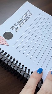 I’m so excited for the back and forth journal! I’ve marked off all of the triangle pages with a highlighter line down the middle so that both girls can respond! This is going to be so fun! | Memories By Meyers