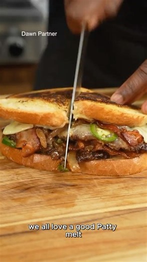 Making the Perfect Patty Melt #cooking #recipe #foodshorts