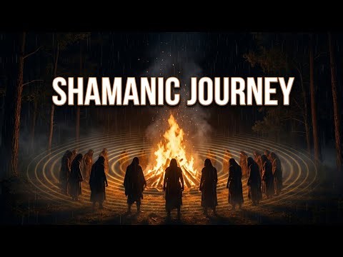 Shamanic Drumming 432Hz | Deep Grounding Trance | Spiritual Ritual (Fire + Rain Visuals)