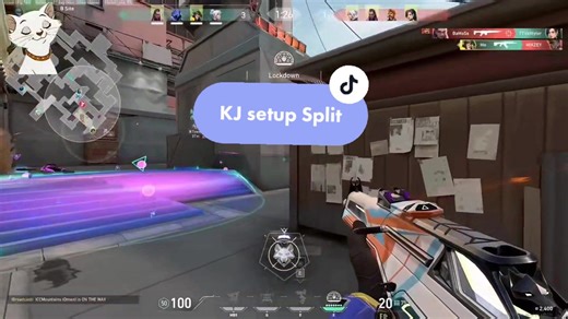 little KJ setup on Split #valorant #valorantclips #valorantgaming #sentinel #killjoy #killjoyvalorant