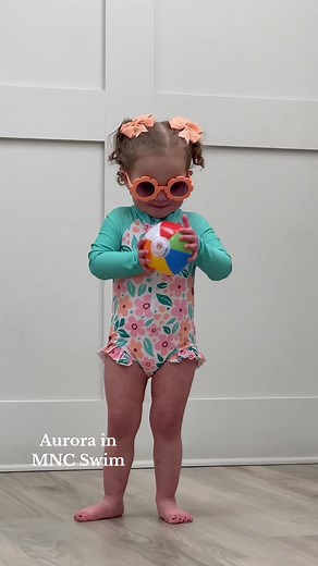 6K views · 111 reactions | Aurora is a DOLL in our new MNC SWIM 朗 Super soft material and perfect for those warm summer days by the pool or beach ⭐️ Shop all of our new swim on our website under New Arrivals > Swimwear 2024. Happy Shopping !! Shop our new swim styles here: https://marienicoleclothing.com/collections/new-swimwear #kidsfashion #behindthescenes #kidsswim #springbreakstyle #marienicoleclothing | Marie Nicole Clothing | Facebook