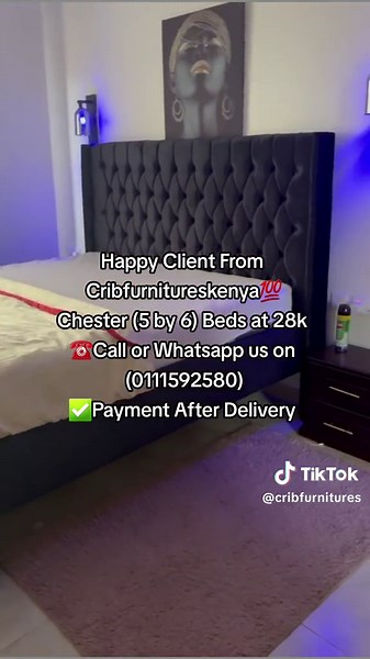 Chester Bed 5 by 6 - Affordable Furniture in Kenya