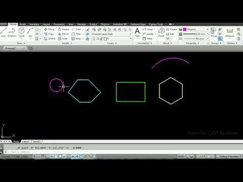 Some important 2D options in AutoCAD