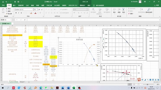 excel绘制水泵性能曲线