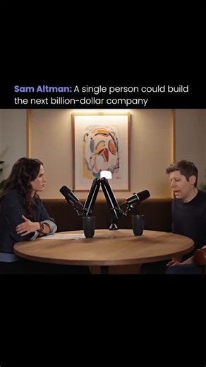 Morin. co on Instagram: "The age of the solo billionaire is closer than you think. OpenAI CEO Sam Altman predicts that the first $1 billion startup could be built by a single person using just a laptop, an internet connection, and AI agents. AI is changing the game. Autonomous programs can handle research, sales, marketing, and customer support. No-code tools and APIs allow entrepreneurs to build entire businesses in days. The real challenge will not be building the company; it will be making it
